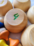 Acorn Sorting Game, Childrens' Montessori Learning Play