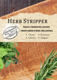 Gardening tool for stripping herbs off stem