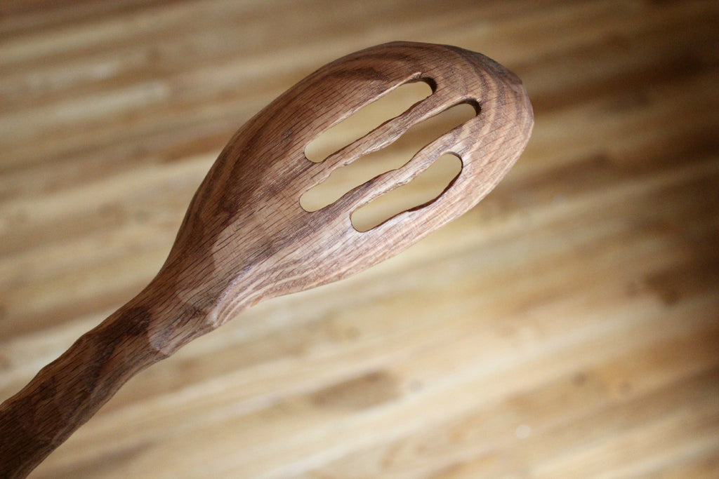 Slotted Deep Spoon – Wild Cherry Spoon Co.