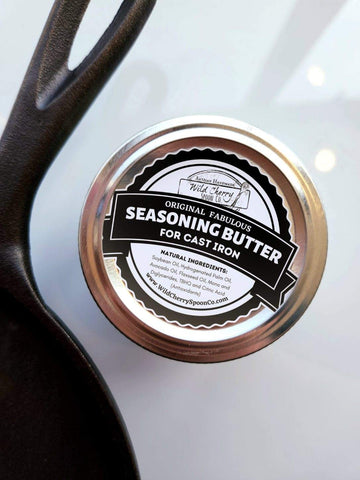 Whipped Cast Iron Pan Seasoning Butter for Cleaning & Care