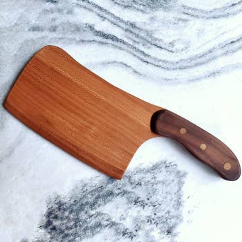 Wooden cabbage cleaver knife