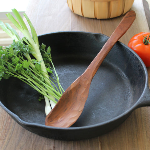 Handcarved wooden chef spoon utensil kitchen gadget wood cherry on spoon –  Wild Cherry Spoon Co.