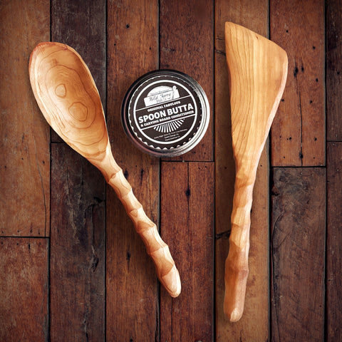 Slotted Deep Spoon – Wild Cherry Spoon Co.