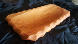 Handcarved chiseled bread tray